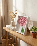 Shadow Box with Hand Crafted Flowers