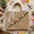 Jute Flora Tote